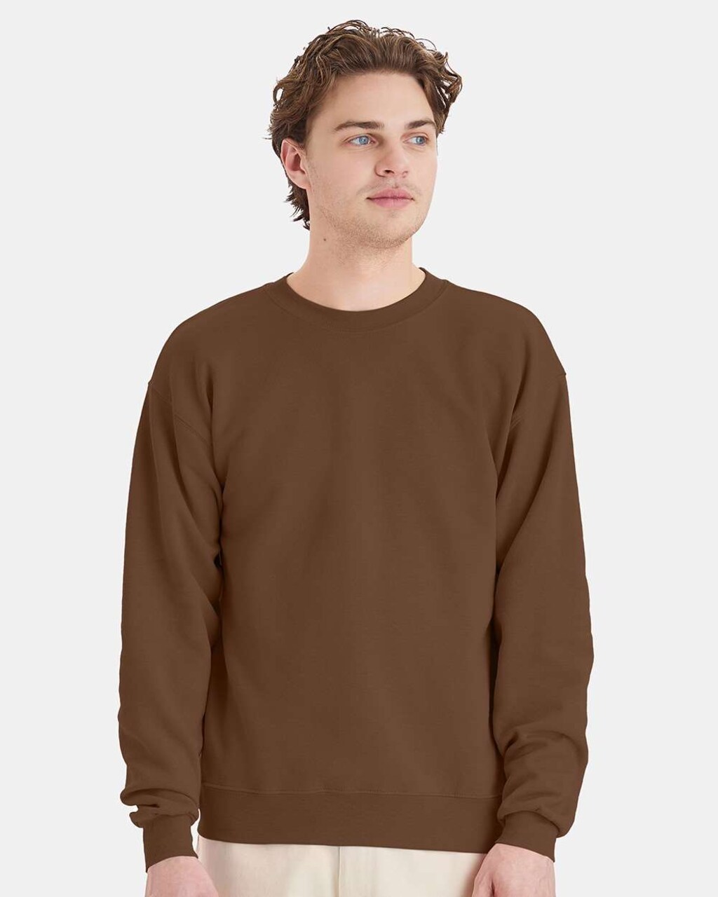 Hanes Unisex EcoSmart Fleece Crewneck Sweatshirt For Casual Wear